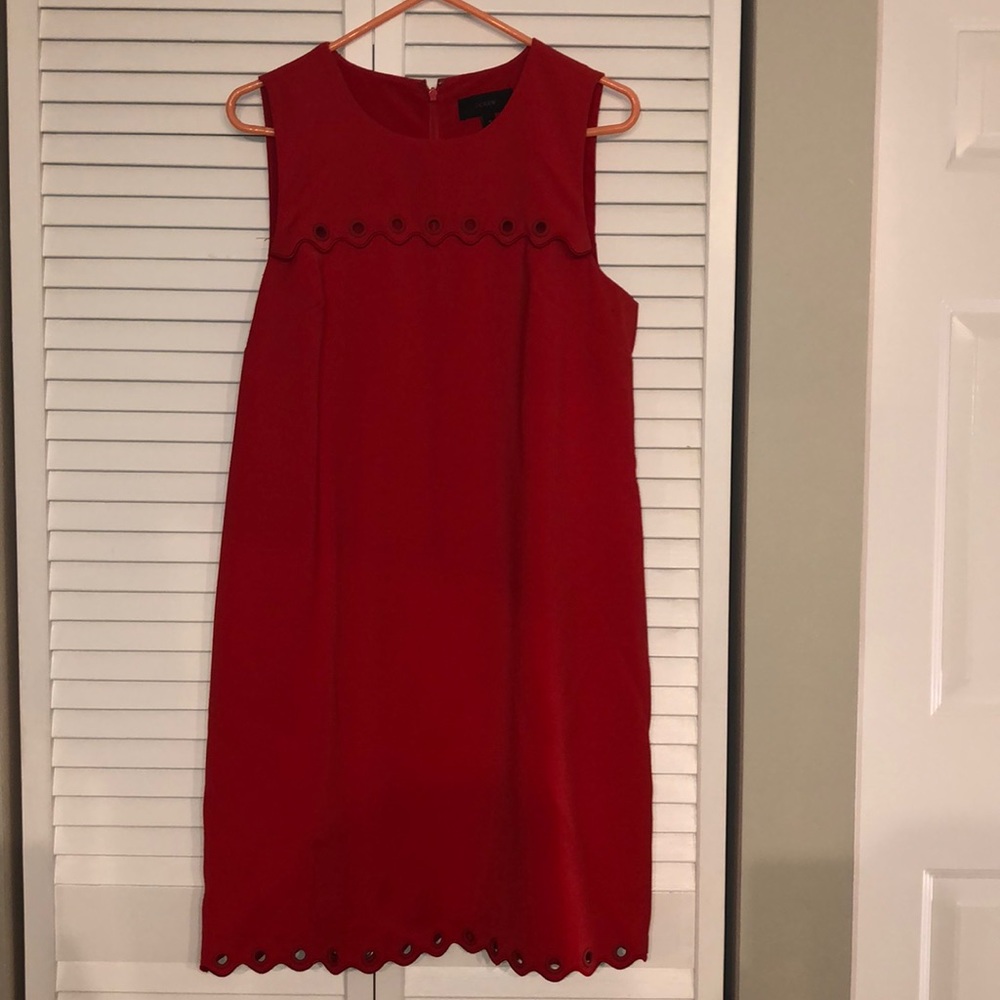JCrew Sz 12 Red Dress